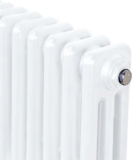 Traditionele 3 Kolom Radiator - 300 x 1012mm - Wit | bol