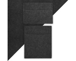 Monster Shop - Bekleding Bedrijfswagen & Opbergvakken - Tapijt - Antracietgrijs, 11m² Dekking, 4-Way Stretch, 2 Maten Vakken