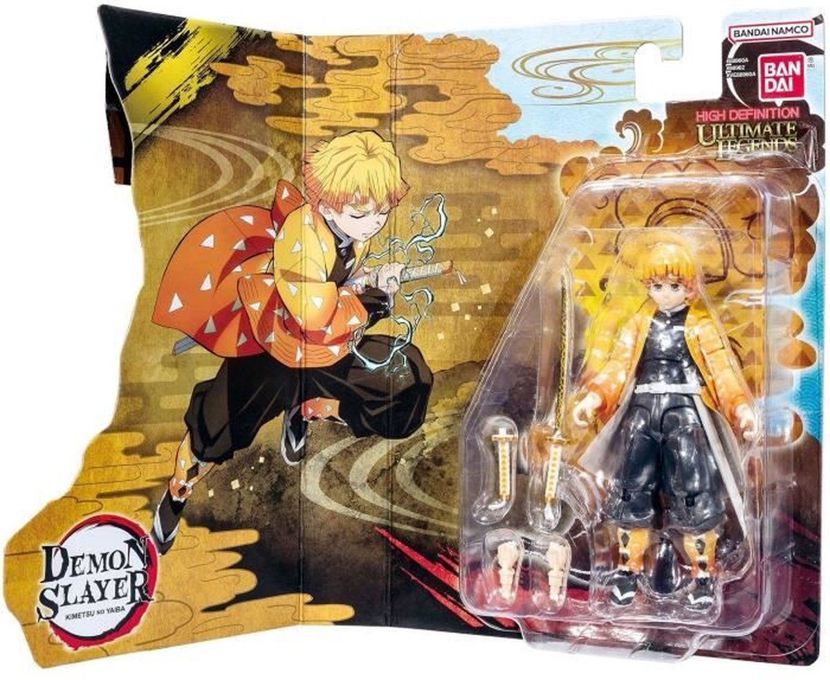 Bandai - Ultimate Legends HD - Demon Slayer Actiefiguur 12 cm - Zenitsu Agatsuma - Officieel gelicenseerde Demon Slayer - Zenitsu Actiefiguur - Speelgoed Kinderen 4+ - VE88962