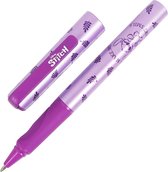 Stylo gel DISNEY Stitch avec motif aléatoire, encre bleue