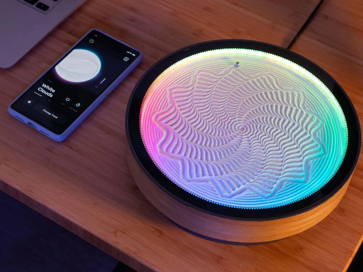 Kinetic oasis Mini - Zandkunst met app - Fluisterstil & USB-C