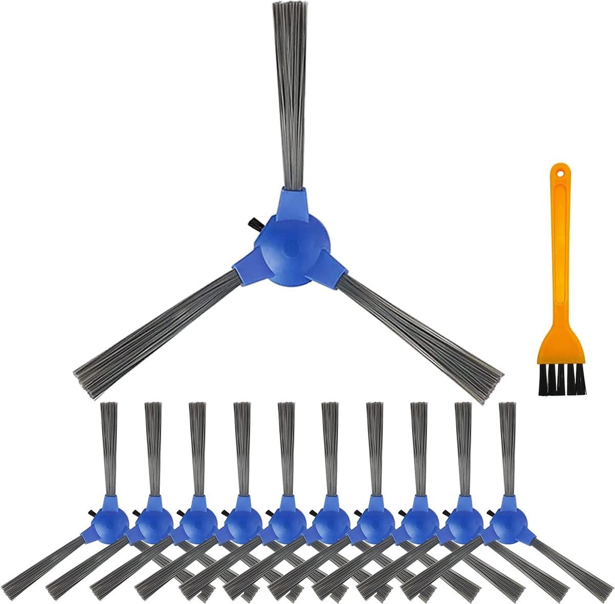 Zijborstel vervanging voor Eufy RoboVac 11S, RoboVac 11S MAX, RoboVac 30, RoboVac 30C, RoboVac 30C MAX, RoboVac 15C, 15C MAX, 25C, 35C, G10, G30, G30 Edge, G30 Hybride, G40 Hybride, G40