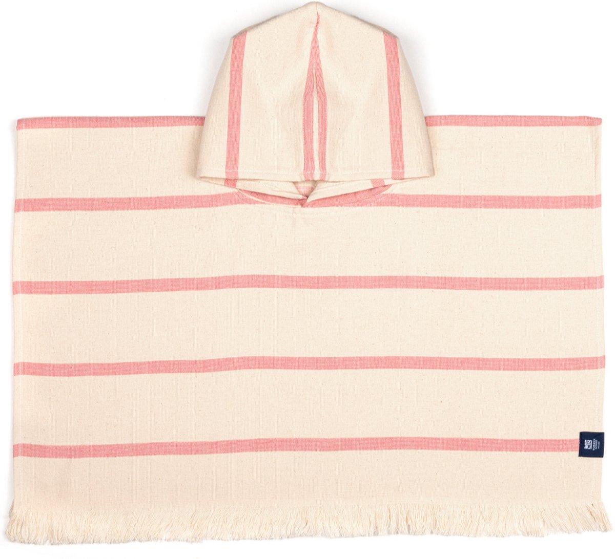 Torres Novas 1845 Peuterponcho / badcape, Boa Nova Roze - 2 tot 4 jaar - Katoen