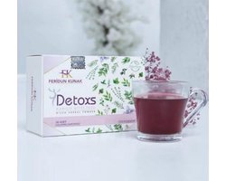 Dr.Feridun Kunak - DETOXS & Afslank Thee | Zeer Bekend Product | Zayiflama Bitki Çayi | Herbal Weight Loss Tea | 30 Sachets | Maand-Kuur | 30 Thee-Zakjes | HALAL | Rijk aan vitamines & Antioxidanten