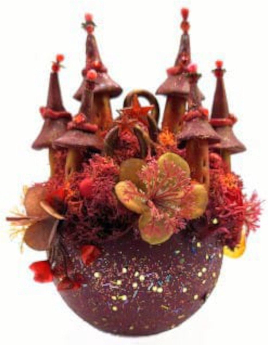 Fantasyatelier - Doe het zelf knutsel pakket - Kasteelbol - Rood