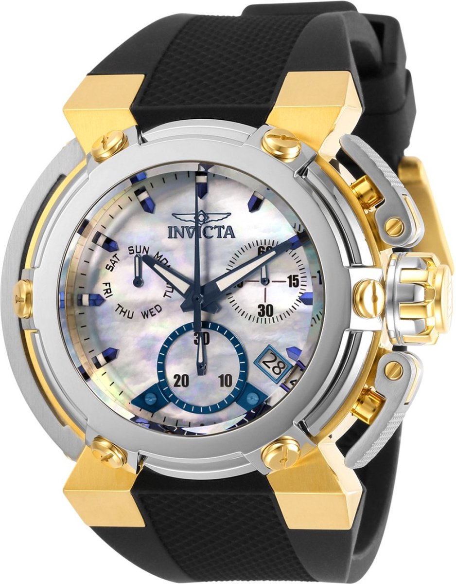 Invicta Coalition Forces 31686 Heren Horloge - Waterdicht - Analoog - Quartz Uurwerk - Roestvrij Staal met zilveren Wijzerpla