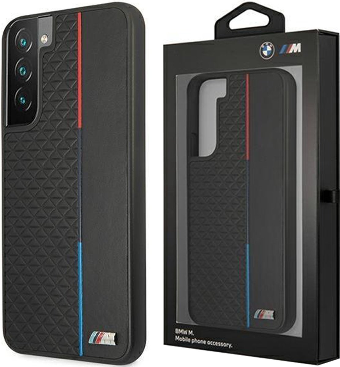 BMW Triangles Tricolor Backcase Samsung Galaxy S22 Plus hoesje