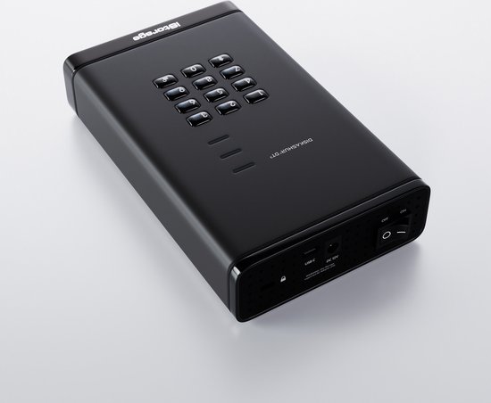iStorage diskAshur DT3 HDD - externe harde schijf - 24TB - USB - 256-bit - Zwart van Merkloos — afbeelding 4