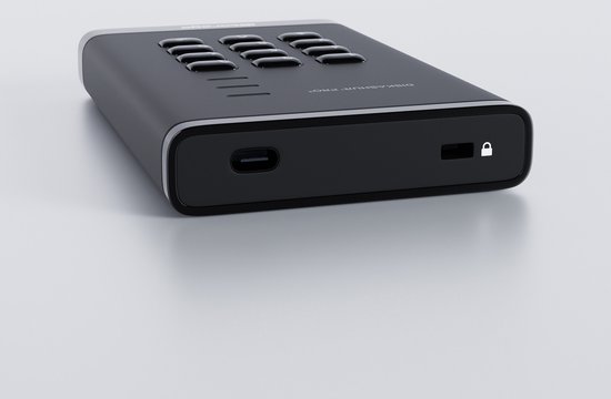 iStorage diskAshur PRO3 HDD - externe harde schijf - 4TB - USB - 256-bit - Zwart van Merkloos — afbeelding 3