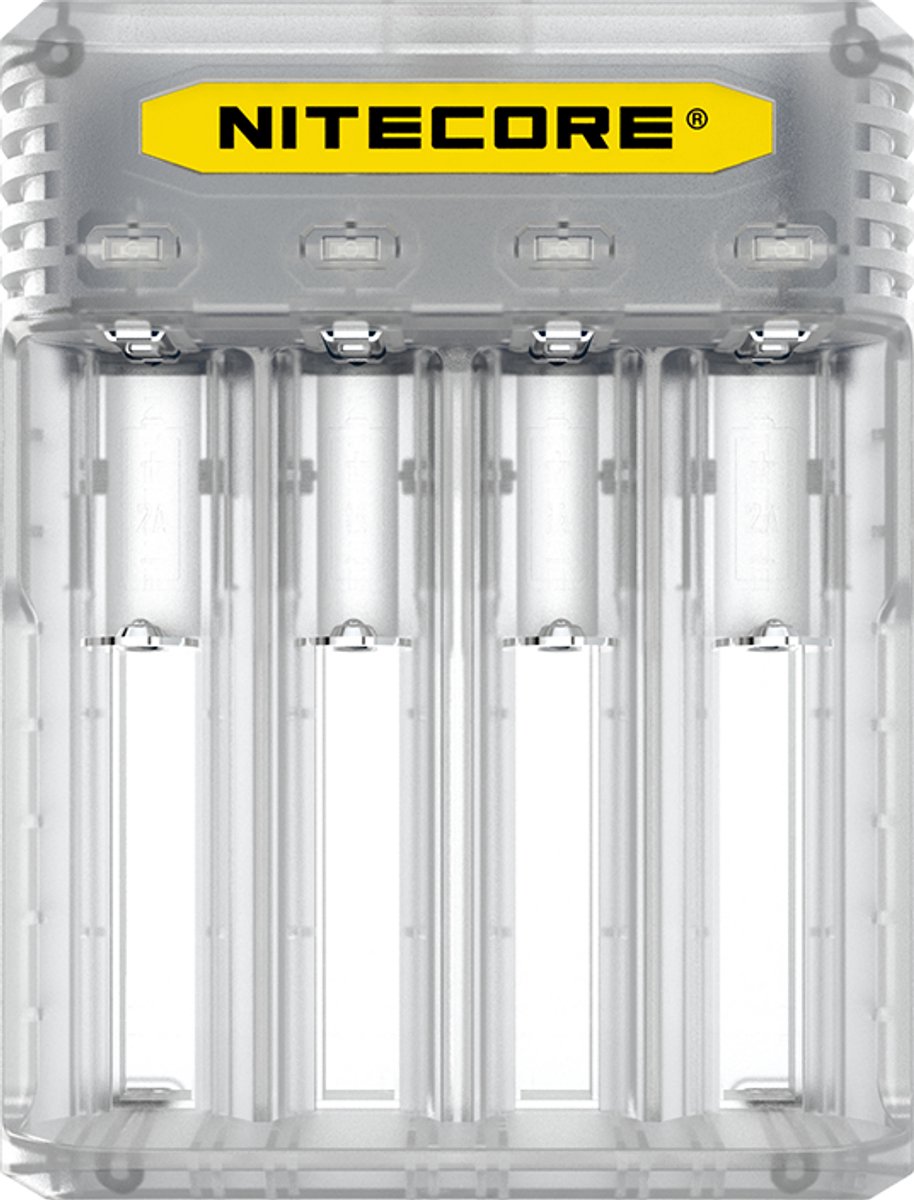 Nitecore Q4 Snellader Wit