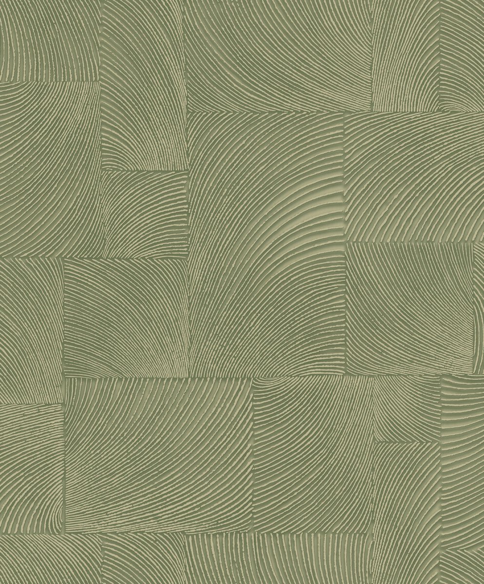 Vliesbehang Omura- Murio groen