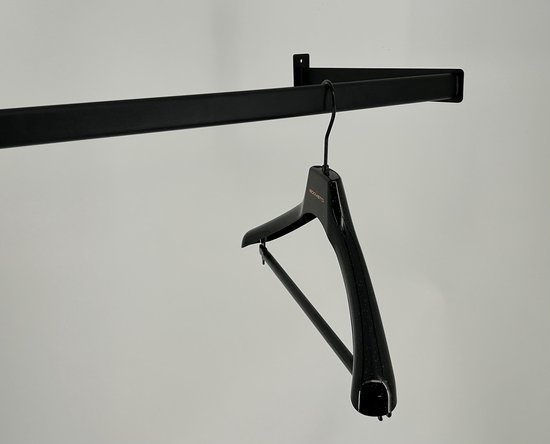 ML-DESIGN Kleiderstange Kleiderstange Übereck für die Wand aus Stahl inkl. Montagematerial (1 St
