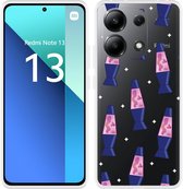 Cazy Hoesje geschikt voor Xiaomi Redmi Note 13 4G Lavalampen