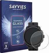 Savvies - Protecteur d'écran en Glas pour Suunto Race S - Verre de protection trempé 9H (3 pièces)