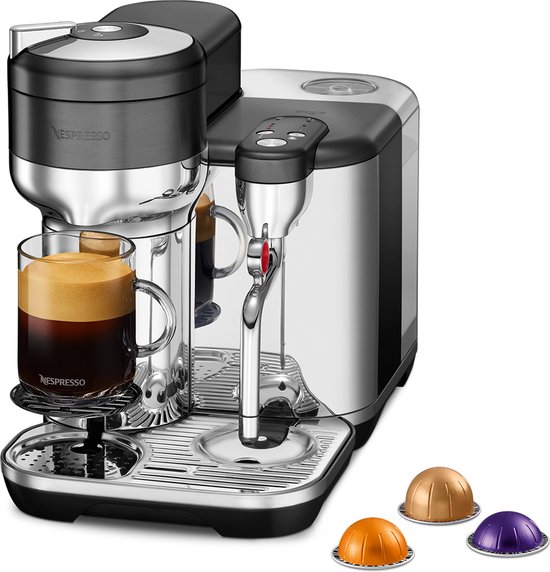 Nespresso Sage Vertuo Creatista - Koffiecupmachine - Black Stainless Steel