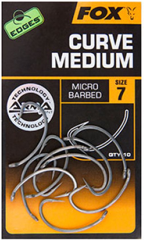 Fox EDGES Curve Medium - maat 8B Barbless van Fox — afbeelding 4