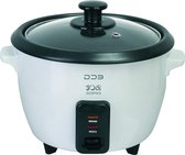 Bol.com Rijstkoker kunststof wit - 6 kopjes capaciteit aanbieding