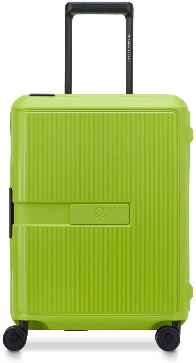 Delsey Paris x United Colors Of Benetton - Color Block- 55 cm Handbagagekoffer - Lichtgroen