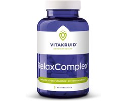 Vitakruid RelaxComplex oa Magnesium Tauraat & Vitamine D3 90 Tabletten