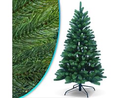 NYVI Kerstboom NYVI-Xmas Premium 150 cm - Kunstmatige PE Den, 100% Spuitgiet - Realistisch - B1 Brandveilig - Metalen standaard - Modulair ontwerp