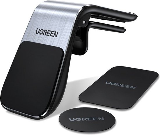 Ugreen - magnetische - autogrillhouder ventilatie luchttoevoer zilver - (LP290) van Ugreen — afbeelding 2