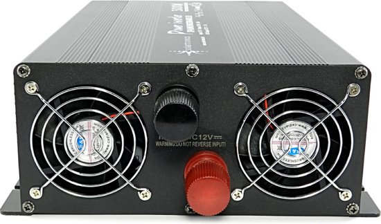 EDECOA 2000W Zuivere Sinus Omvormer 12V naar 230V – Met LCD-afstandsbediening, 2x USB & LCD-Scherm – Ideaal voor Camper, Zonnepaneel & Auto