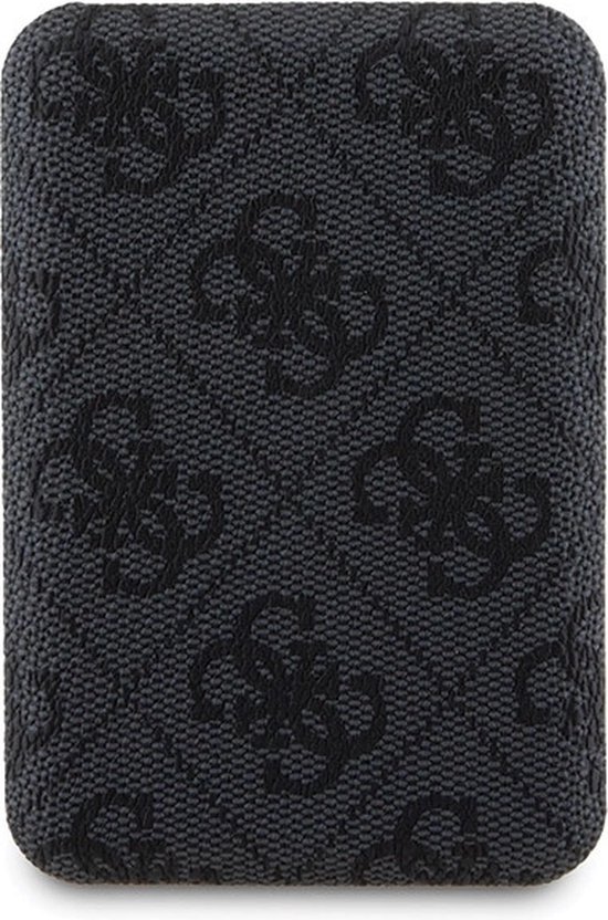 Guess - 4G - Ensemble de coques Métal Logo pour iPhone - 15 - Pro - + - 5000mAh - MagSafe - power bank - noir