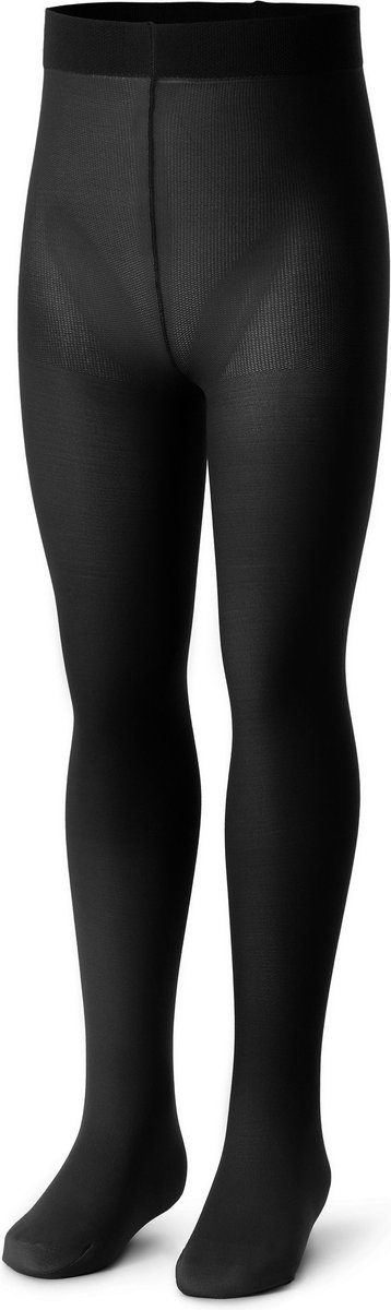 Bellivalini BLV-FI-1008 Kinderen Glad Panty - 40 DEN -Microvezel - Polyamide - Zwart - 140/146