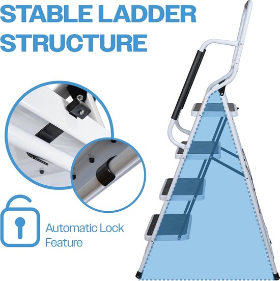 Lifetime leuning voor ladders hoogslapers – Wit – Sterre Tijl