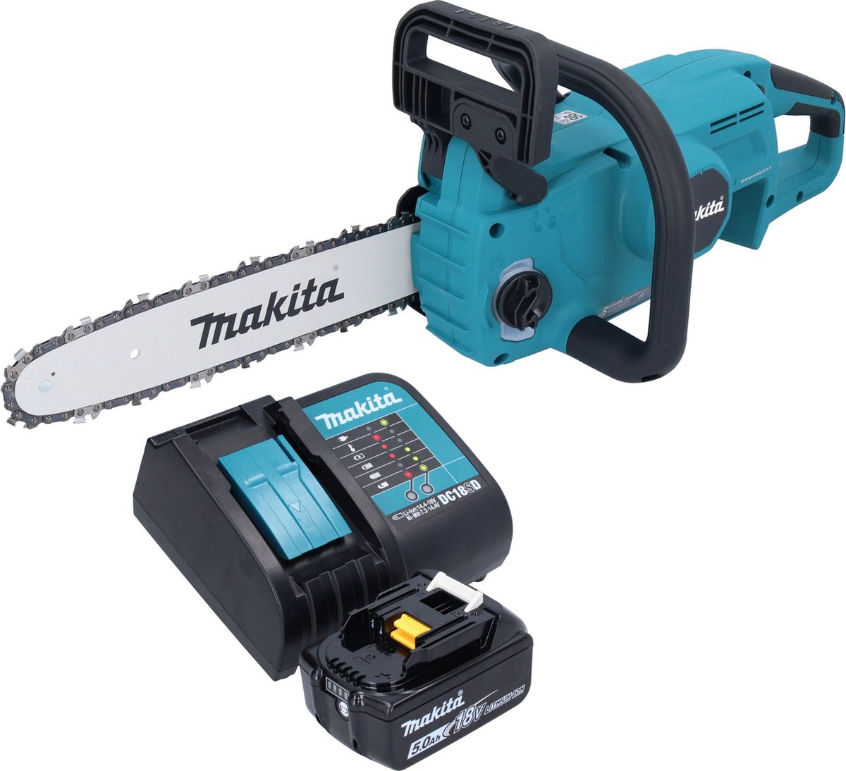 Makita DUC 307 STX3 Accu-kettingzaag 18 V 30 cm borstelloos + 1x accu 5.0 Ah + lader