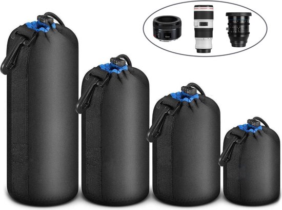 Lens pouch set – 4 stuks – waterbestendig – alle merken