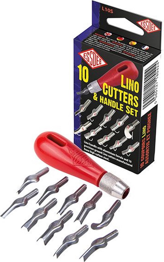 Foto: Essdee essdee linosnede set 10 cutters