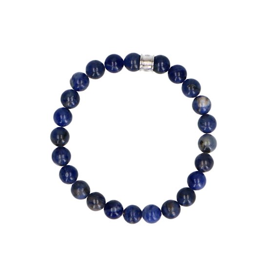 Manfield - Dames - Bracelet de perles pour hommes bleu - Taille 1