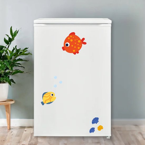 JERMA Allerhandestickers, Bakfiets accessoires, bakfietsstickers vrolijke vissen. van JERMA — afbeelding 5