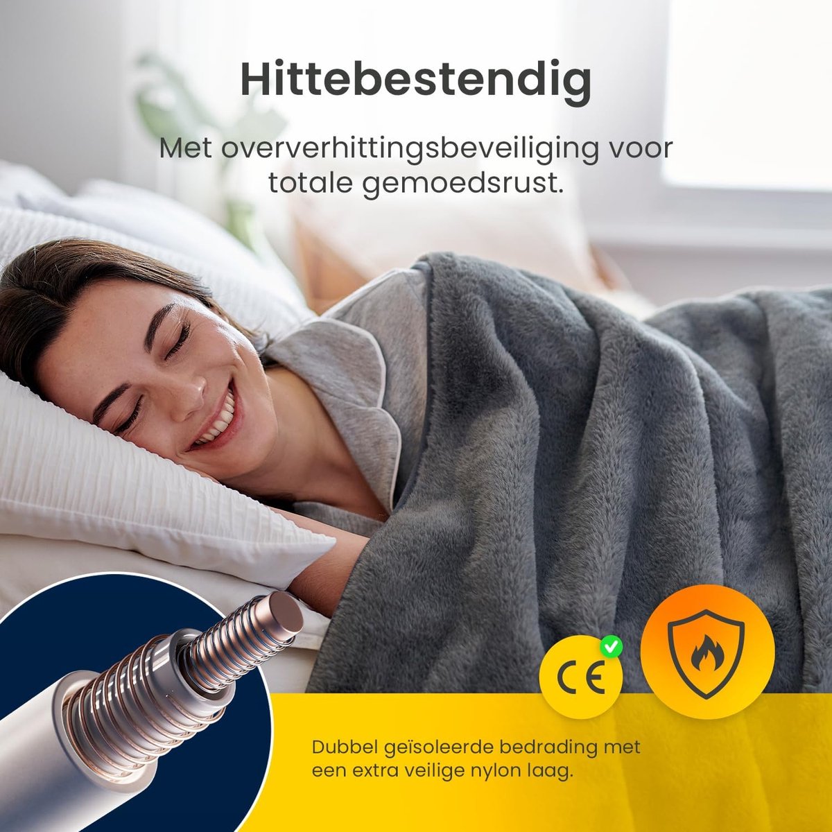 Cosi Home - Luxe Elektrische Deken van - afbeelding 2