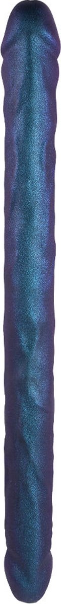 Goedkoopste Strap-On-Me - Realistische Dubbele Dildo - Paars Metallic