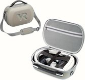 Opbergtas Voor VR-headset - Reisdraagtas Voor Meta Quest 3 - Travel Case - Hard Shell - Hard Cover - Opbergtas - VR Accessoires - Beschermhoes - Case - Koffer - Spatwaterdicht - Grote Capaciteit - Crossbody - Voor Meta Quest 3/2/Pro