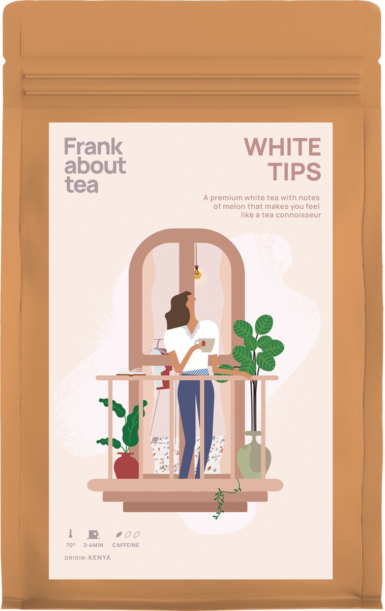 Frank about tea White Silver Tips - losse witte thee uit Kenia - 30 gram