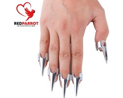 Katten nagels BDSM - RVS - Krassen - Erotisch - Extreme BDSM - One size - 5 stuks - Nails