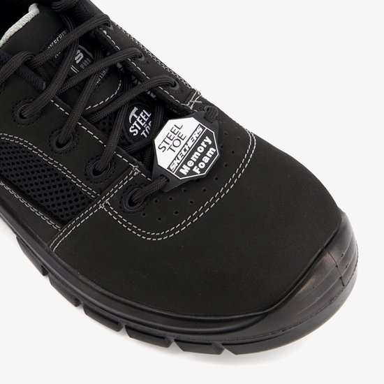 Skechers heren werkschoenen S1 Zwart Extra comfort Memory Foam Maat 48.5 bol