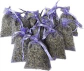 mini lavendel geurzakjes - 10 stuks - royaal gevuld zakje - lavendel lila - biologisch - anti insecten - anti motten - INCLUSIEF 1 EXTRA ZAKJE!