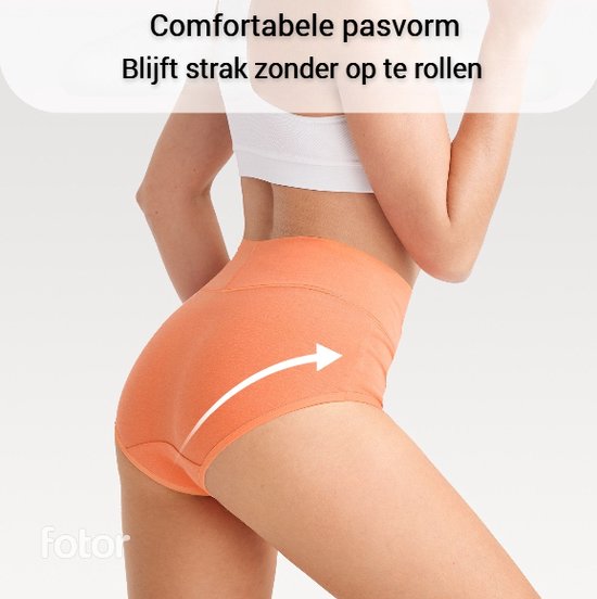 Qincao Sous-vêtements pour femme – Taille haute – Taille XXL – Doux – Respirant – Extensible