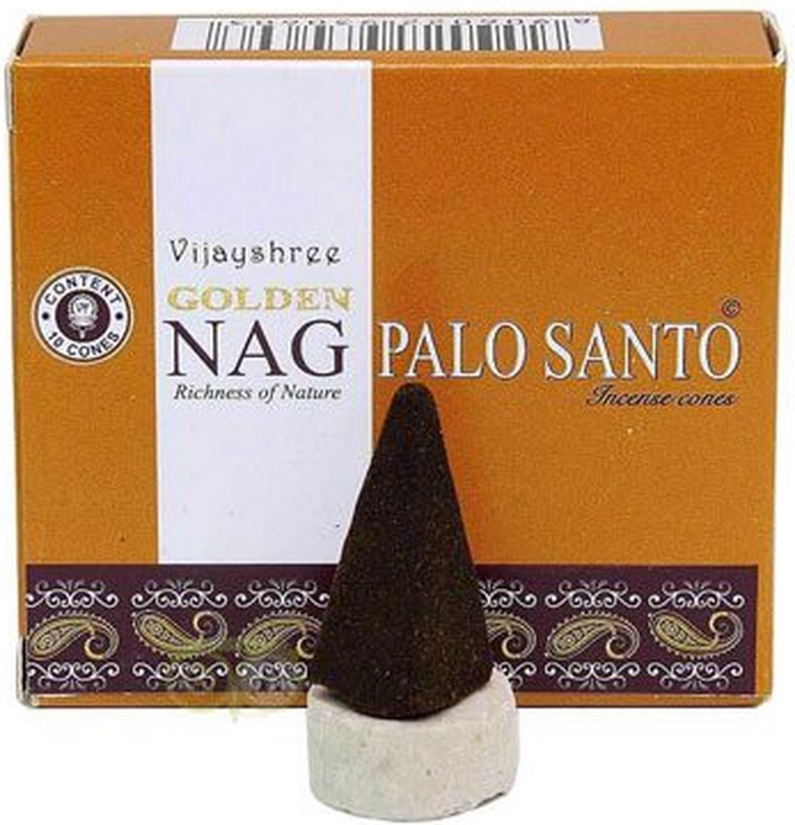 Satya Wierookkegels Golden Nag Palo Santo (20 gram