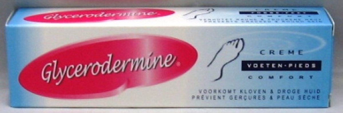 Glycerodermine Voetcreme Tube 50gr - Voorkomt Kloven & Droge Huid 16091
