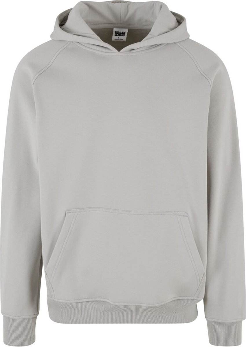 Urban Classics Cosy Raglan Hoody Trui met capuchon L Katoen Basics Grijs