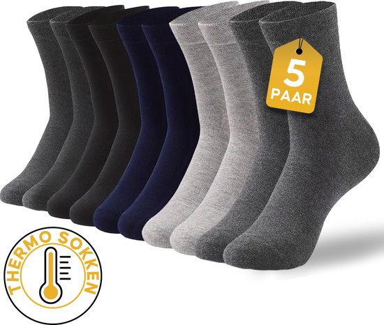Thermosokken, Extra Wijde, Comfort Fit Wintersokken met demping - Tenderhold | Norfolk Sokken