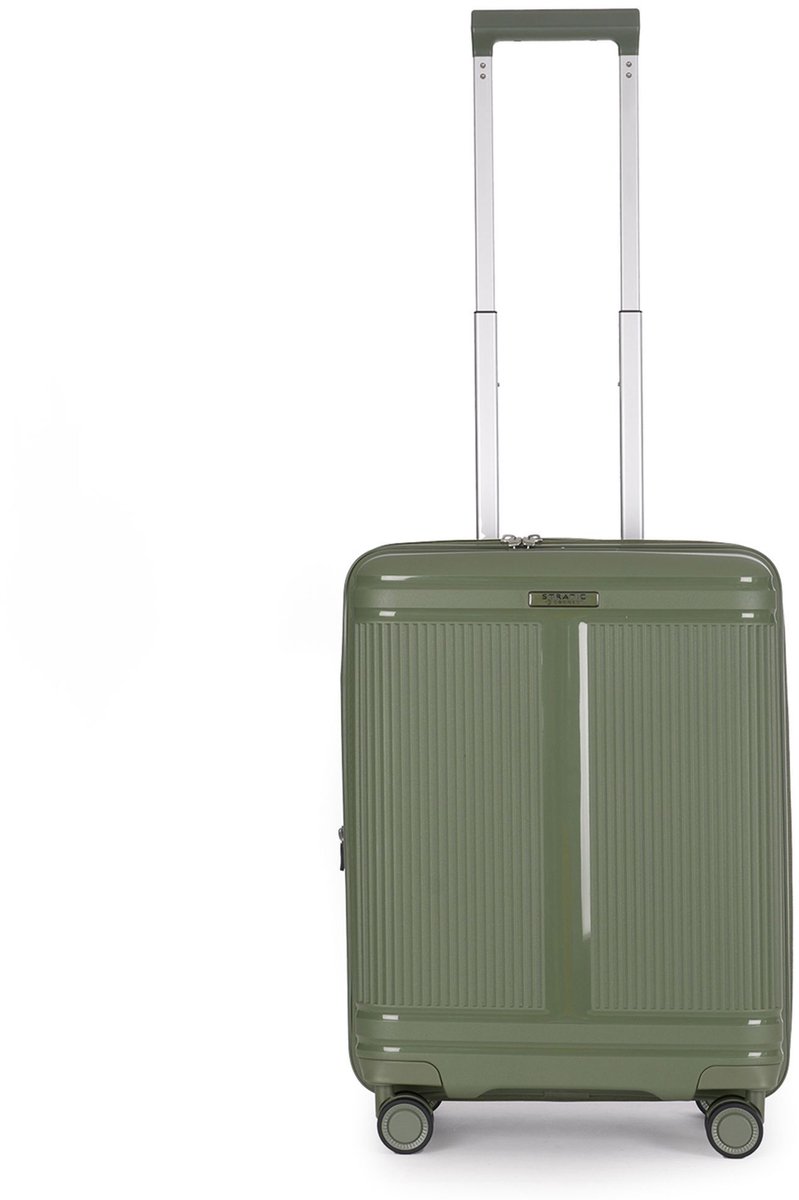Stratic Straw T - koffer handbagage – 54x39x23 cm – 2,8 kg – 30/35 L – spinner wielen – groen