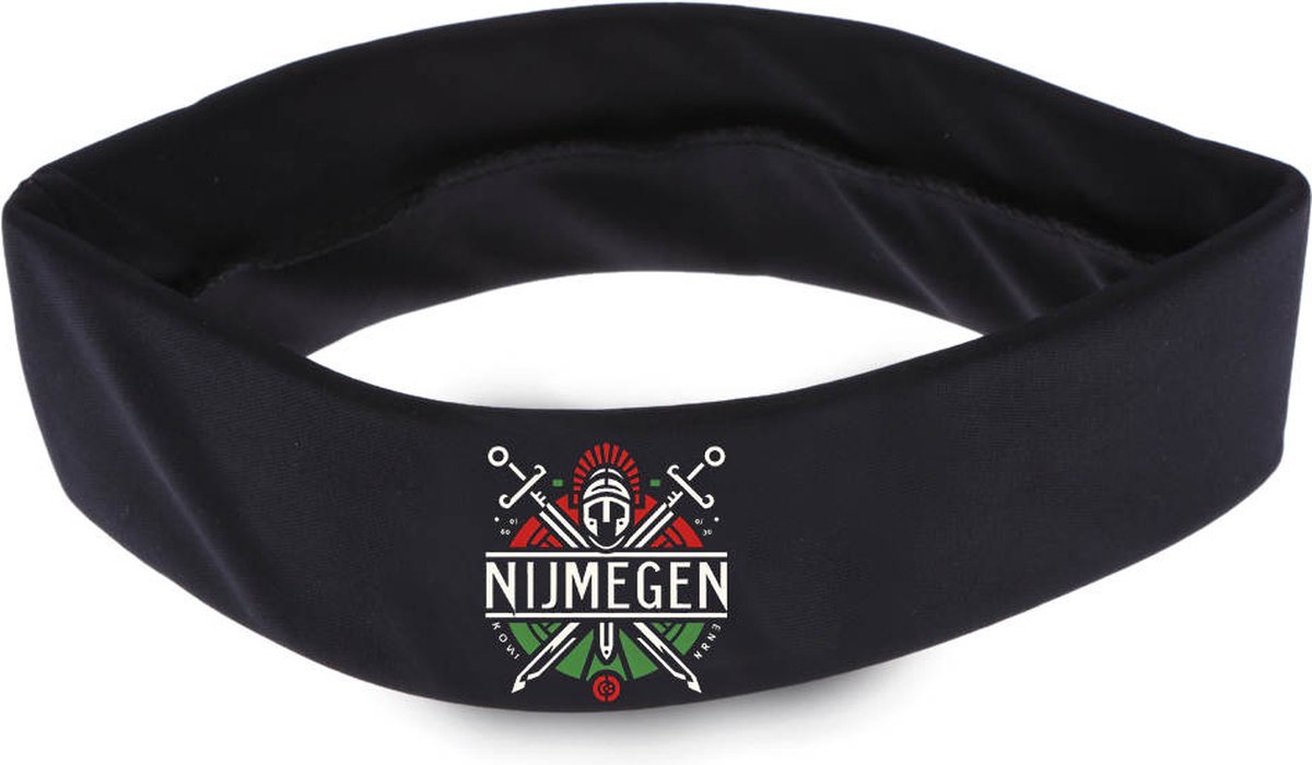 NEC Nijmegen Hoofdband 2 stuks - Mondkap & Slaapmasker - Kerst Zweetband - Vierdaagse - Carnaval - 024 - one size