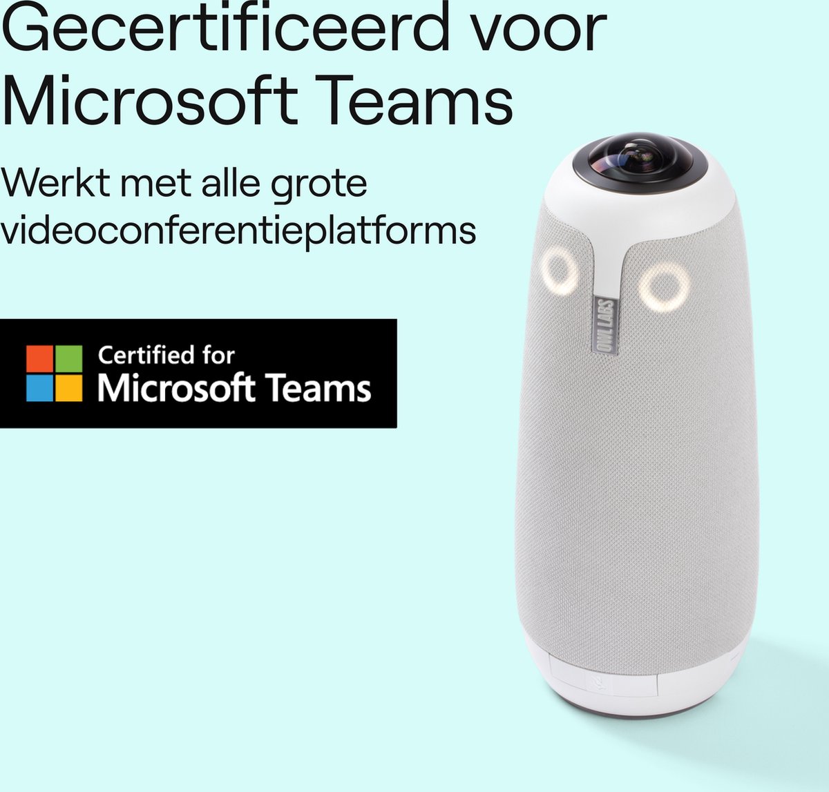 Owl Labs Meeting Owl 3 video conferencing systeem 16 MP Videovergaderingssysteem voor groepen