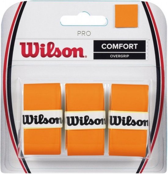 Wilson Pro Comfort - Overgrip Orange - Padel/Tennis/Badminton/Sqaush Wilson Pro Comfort - Overgrip Orange - Padel/Tennis/Badminton/Sqaush